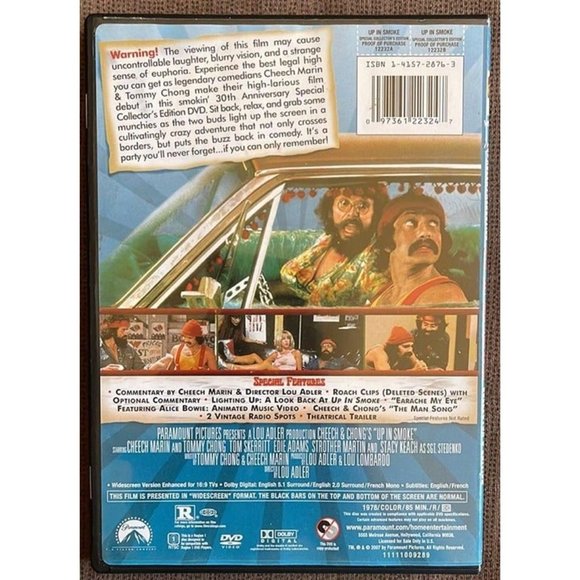Cheech and Chong's - Up In Smoke - DVD - Picture 2 of 4